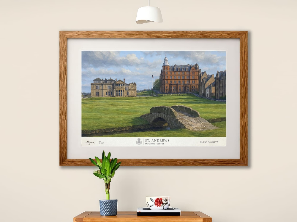 St Andrews GC – Limited Edition Framed Giclée Print 70x50cm