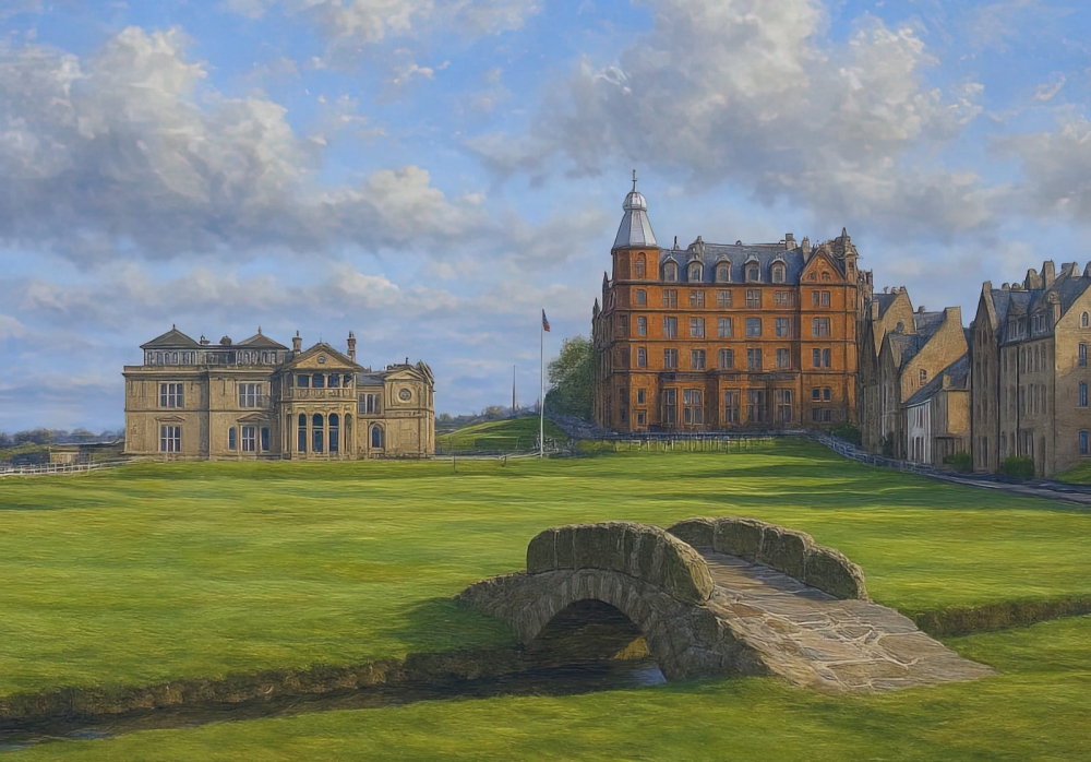 St Andrews GC – Limited Edition Framed Giclée Print 70x50cm