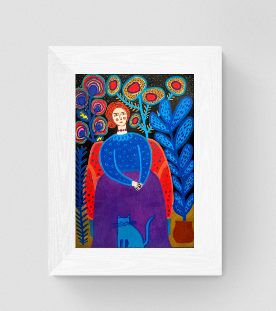 Ophelia In Her Garden