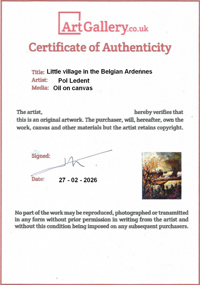 Little Village in the Belgian Ardenne 