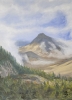 Snowdon in clouds 