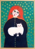 Woman with Cat