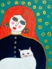 Woman with Cat