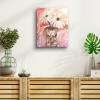 Floral Torso Boob Vase Canvas Painting