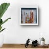 City Glass Art Framed
