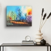 Ember Glow Landscape Canvas Painting