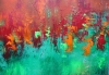 Indian Summer 120 x 50 cm Textured Abstract Painting