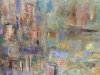 Atmosphere No. 2 – The Hidden City Original Abstract Cityscape Painting | 45 × 60 cm