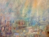 Atmosphere No. 2 – The Hidden City Original Abstract Cityscape Painting | 45 × 60 cm