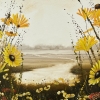 Yellow Rudbeckia Flowers Landscape