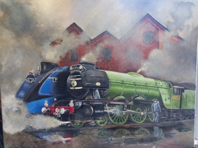 Mallard meets Scotsman