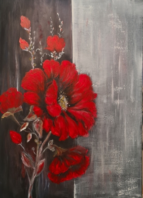 Rote Blume 