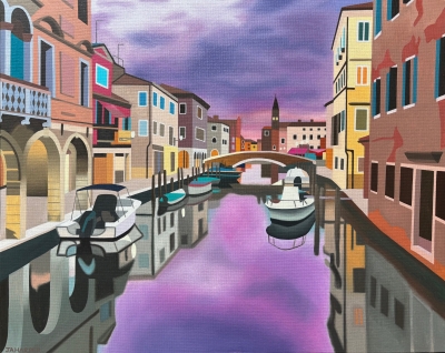 Sunset In Venice