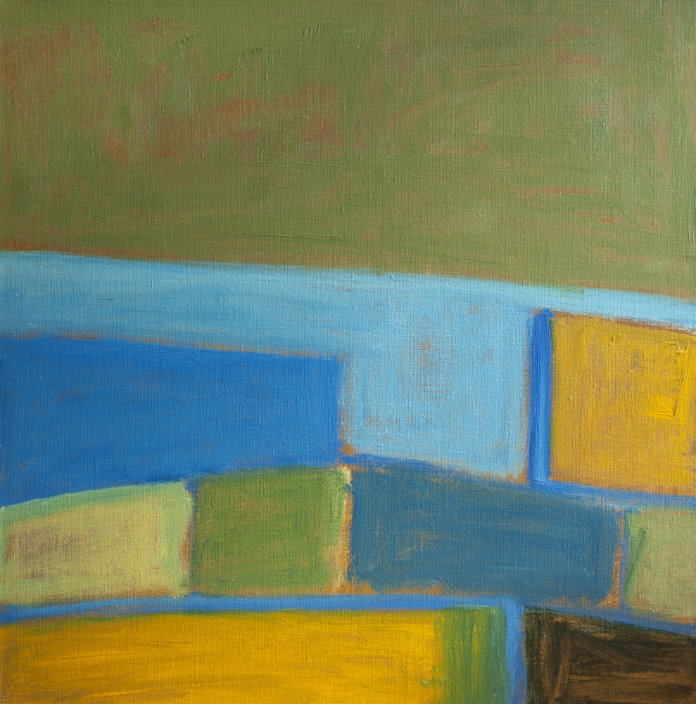 Fields Overlooking Sea At Bigbury