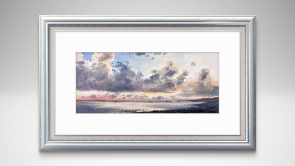 Yachts at sunset #22