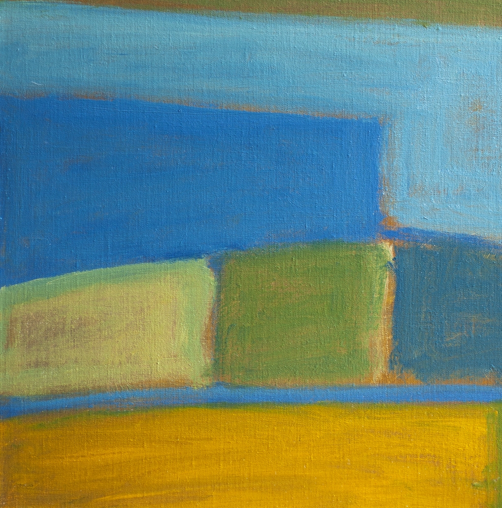 Fields Overlooking Sea At Bigbury