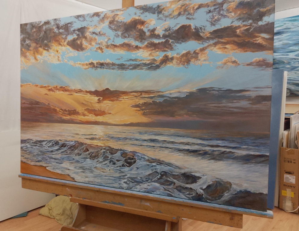 A MAGICAL OCEAN SUNSET