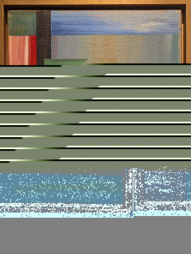 Geometry or (and) cubism, Acrylic on canvas, 16x40 inch, SKU 1189