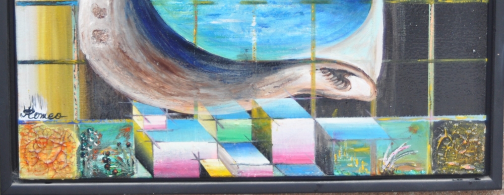 Aqua, Sound, Acrylic on canvas, 12x16 inch, SKU 1071 