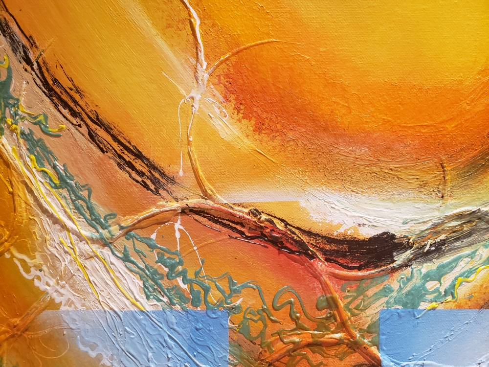 The Sky's Crown, Acrylic on canvas, 24x36 inch, SKU 1111