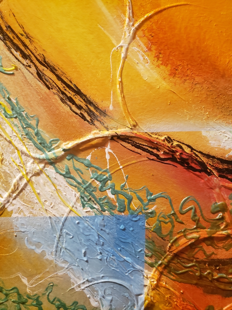 The Sky's Crown, Acrylic on canvas, 24x36 inch, SKU 1111