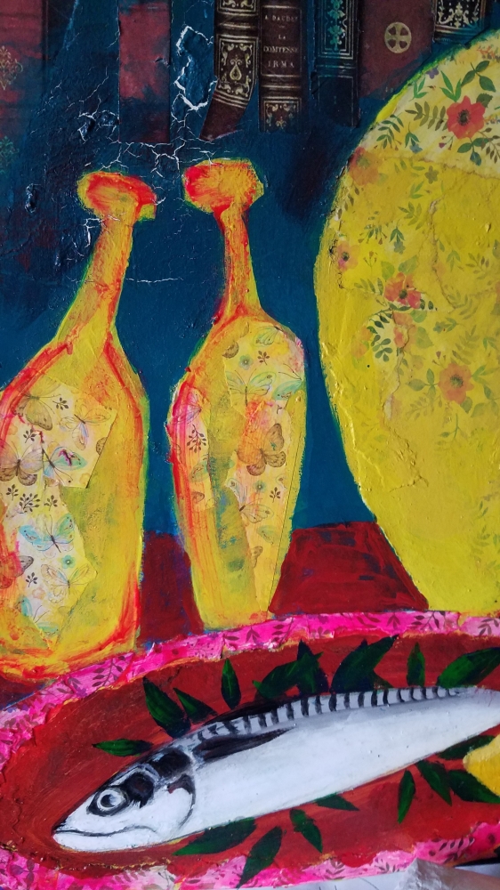 Antique Jug And Fish