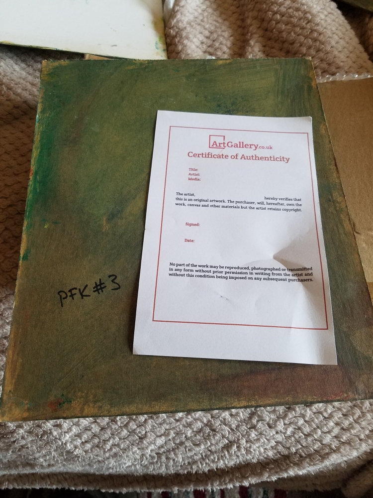 Impasto Landscape - Daffodils