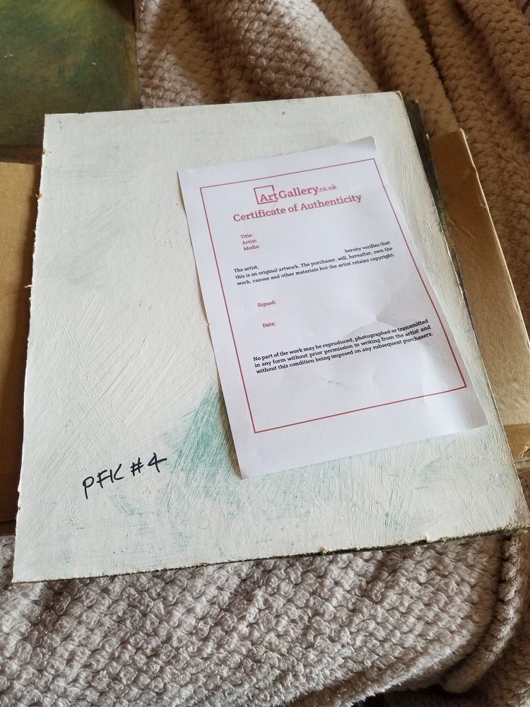 Impasto Landscape - The Garden