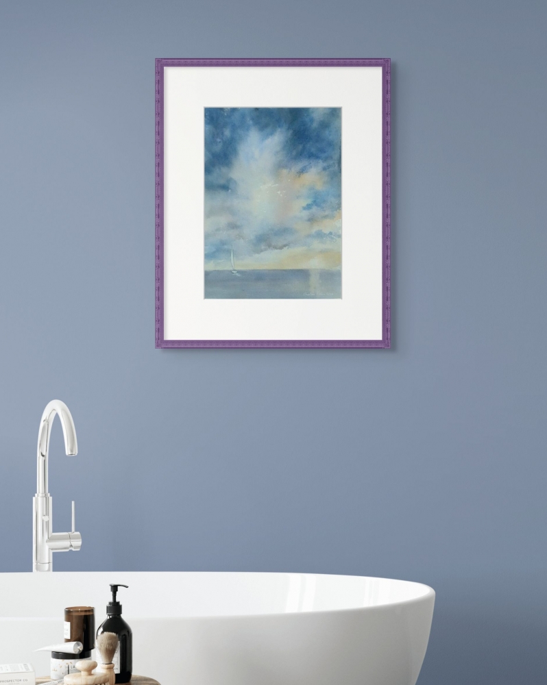 Sail and Sky . Original Watercolour 11x15 inches.   UNFRAMED