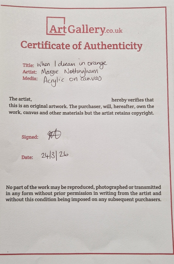 When I Dream In Orange