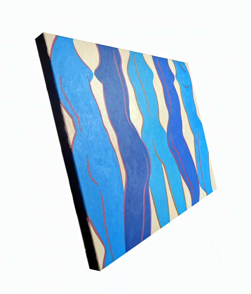 FIVE RHYTHMIC NUDES IN BLUES