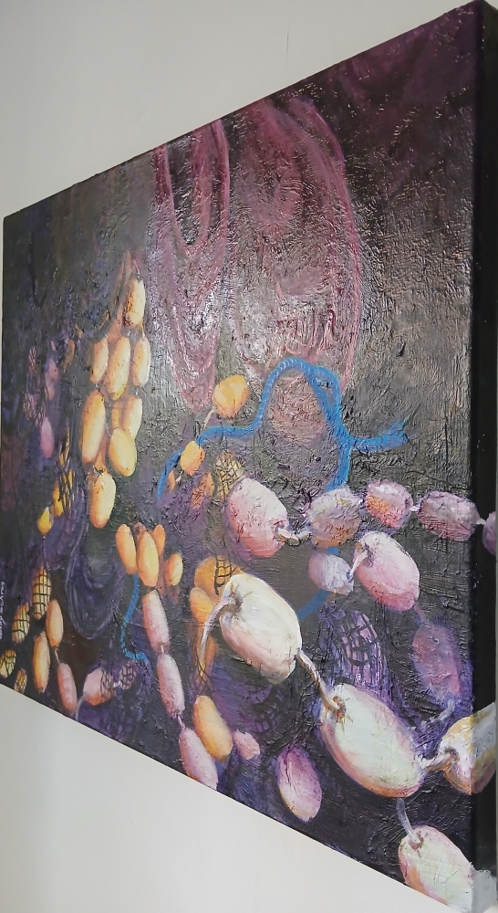 Fishing nets and floats