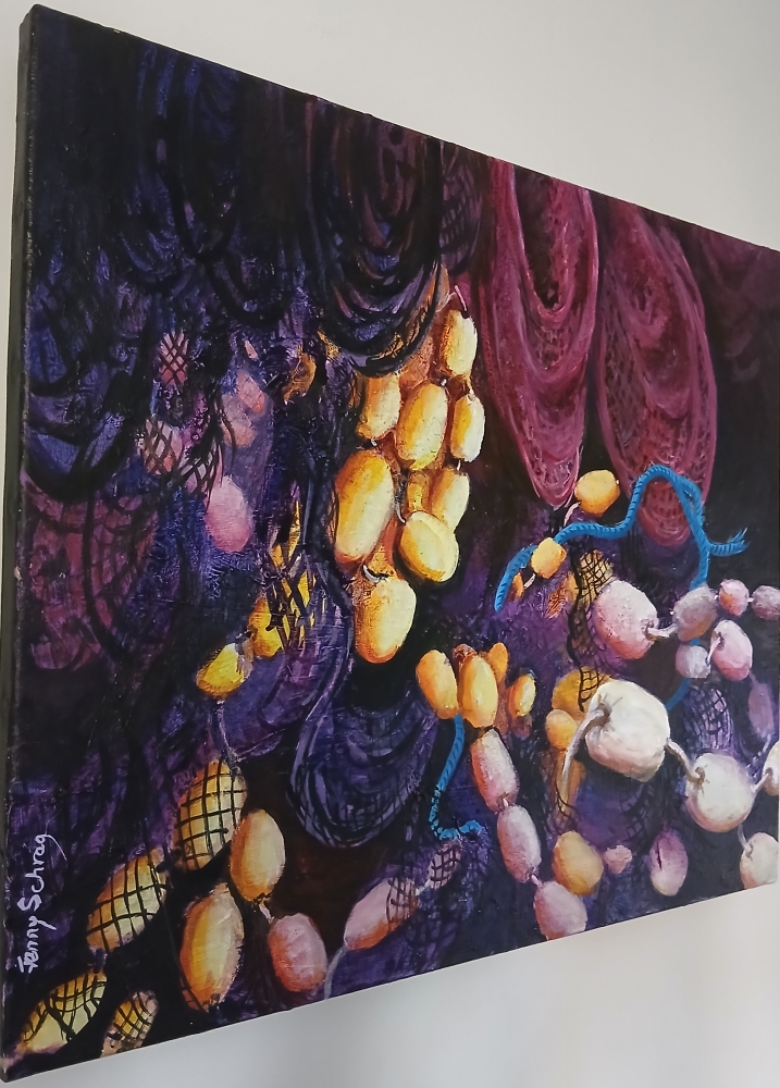 Fishing nets and floats