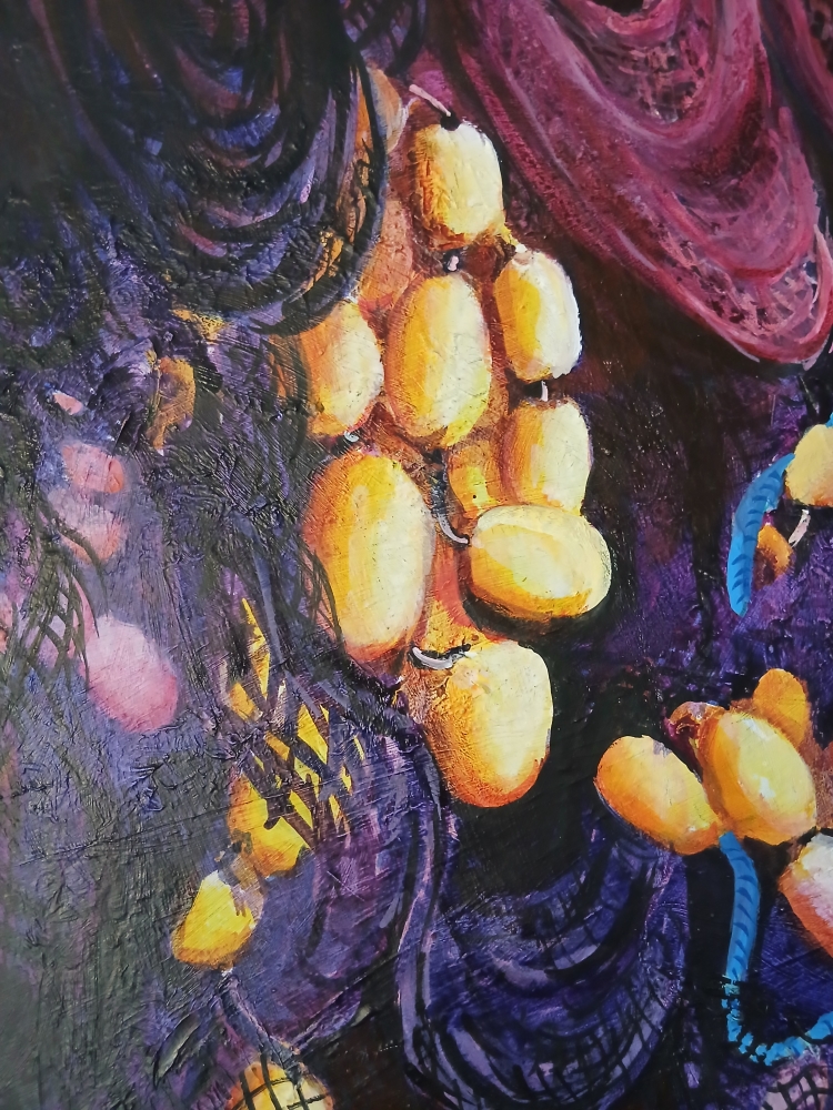 Fishing nets and floats