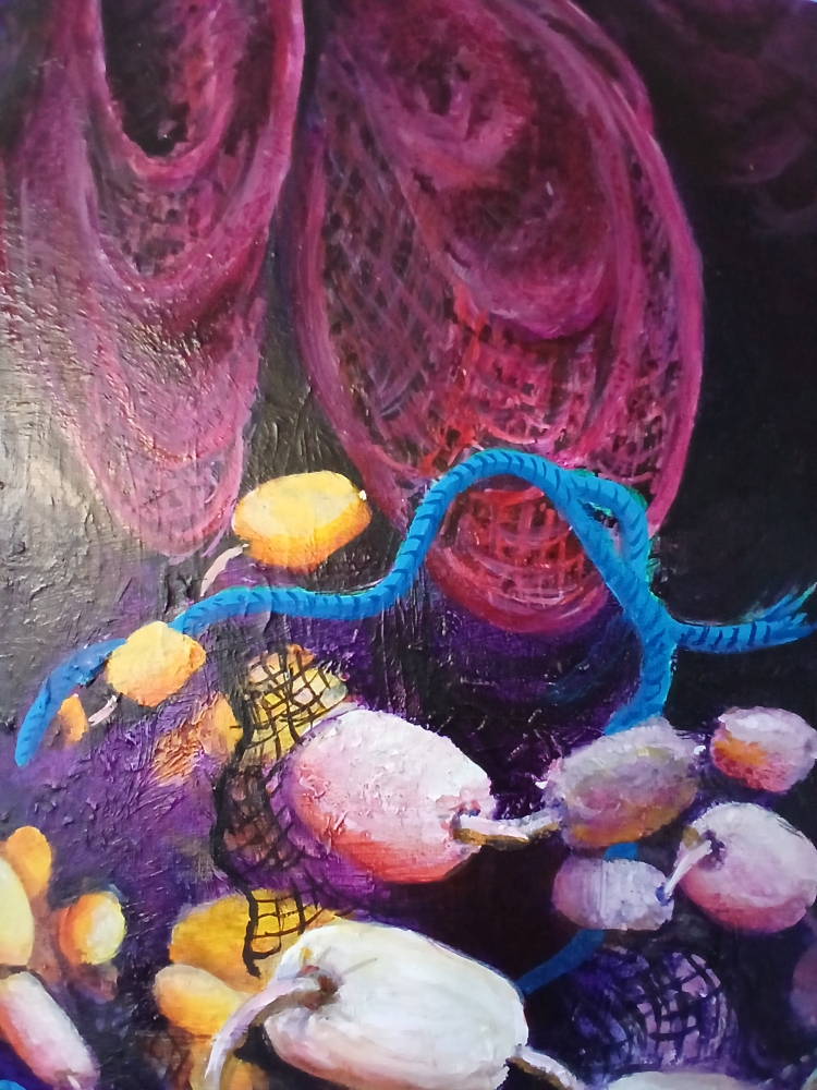 Fishing nets and floats