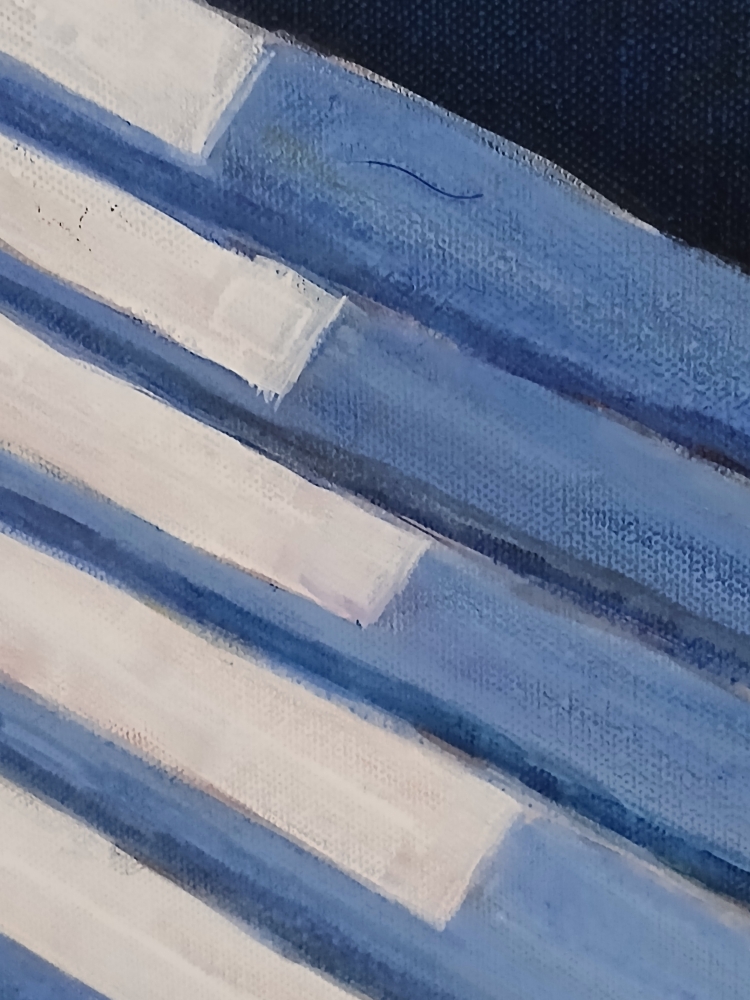 Green Rowing Boat With Pink Buoy