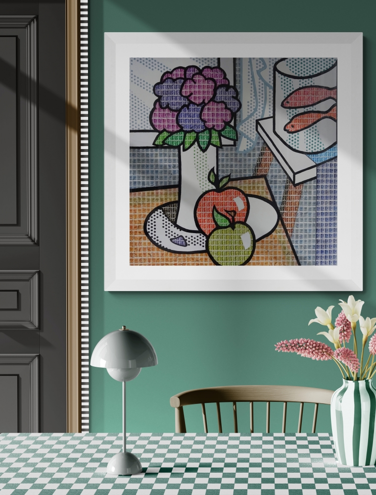 Homage to Lichtenstein 1 – Still Life with Goldfish 