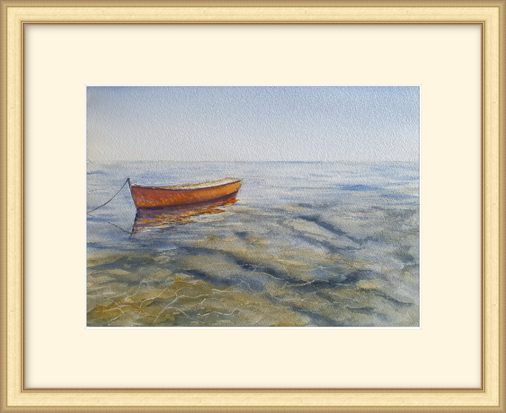 Crystal Waters. Original Signed Watercolour. 15x11 inches. Unframed