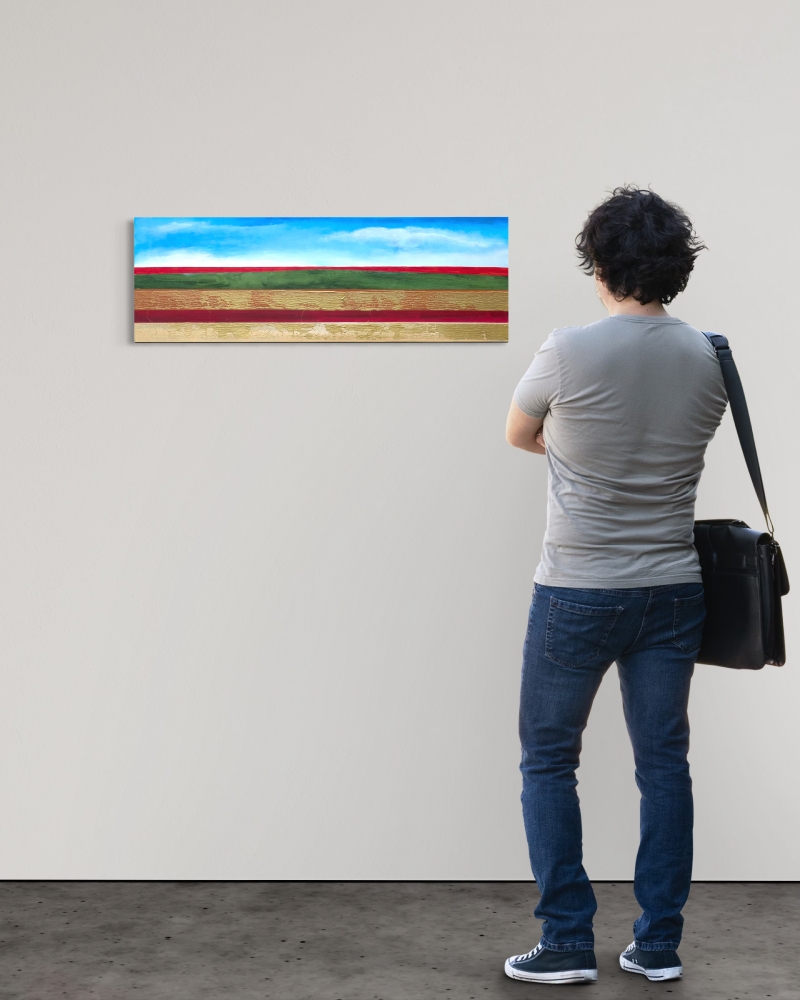 Golden Corn and Red Poppies