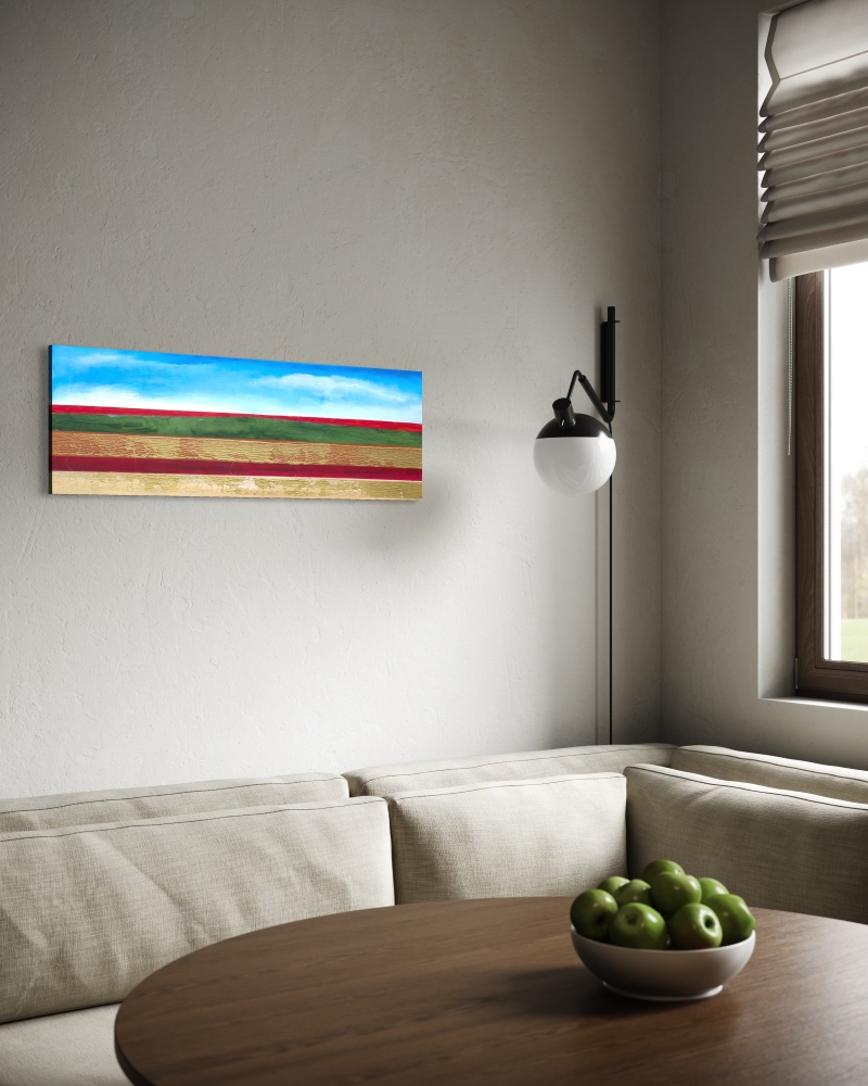 Golden Corn and Red Poppies