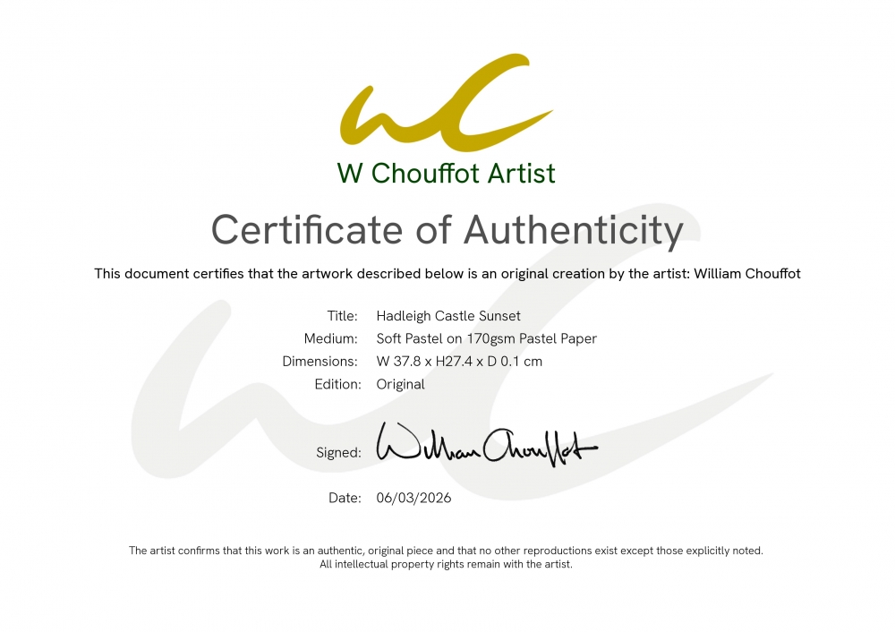 Hadleigh Castle Sunset