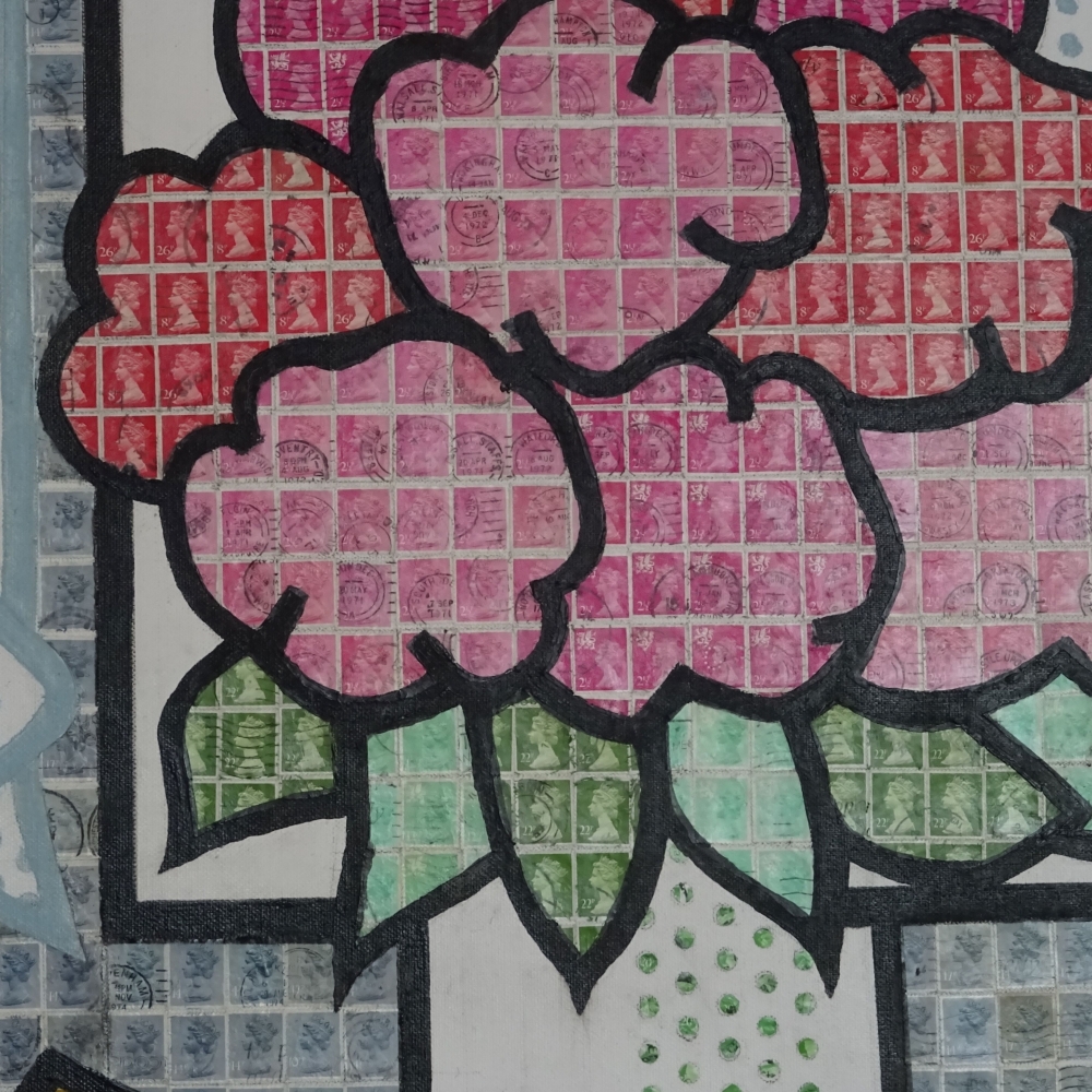 Homage to Lichtenstein 2 – Still Life with Fishgold 