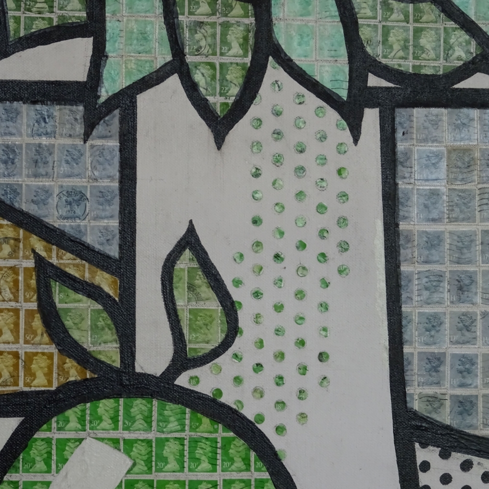 Homage to Lichtenstein 2 – Still Life with Fishgold 