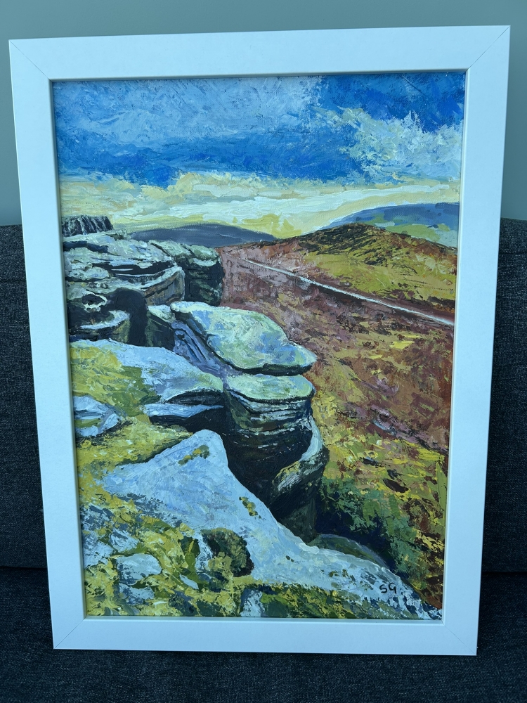 On Stanage Edge - Derbyshire