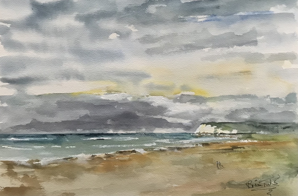 Across to Fairlight from Rye Beach