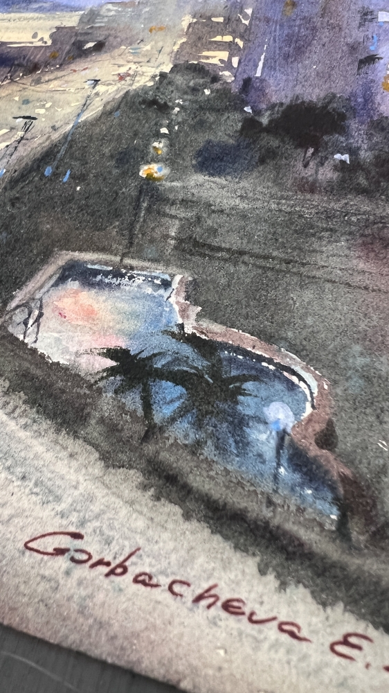 Spain in Amber Clouds