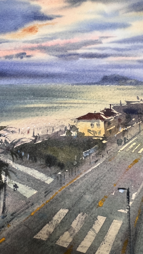 Spain in Amber Clouds