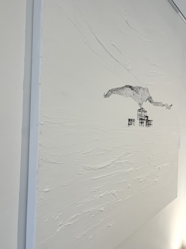 Starlings over West Pier Brighton - Murmuration 