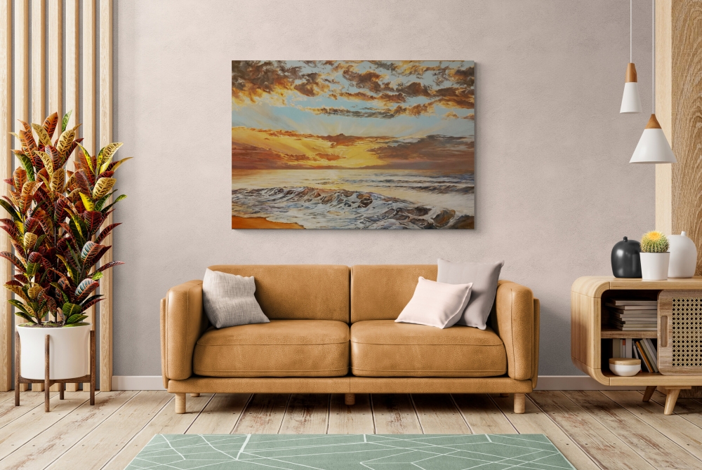 A MAGICAL OCEAN SUNSET