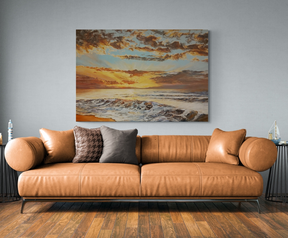 A MAGICAL OCEAN SUNSET